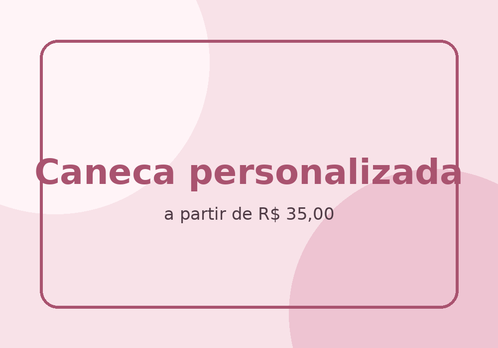 Caneca personalizada